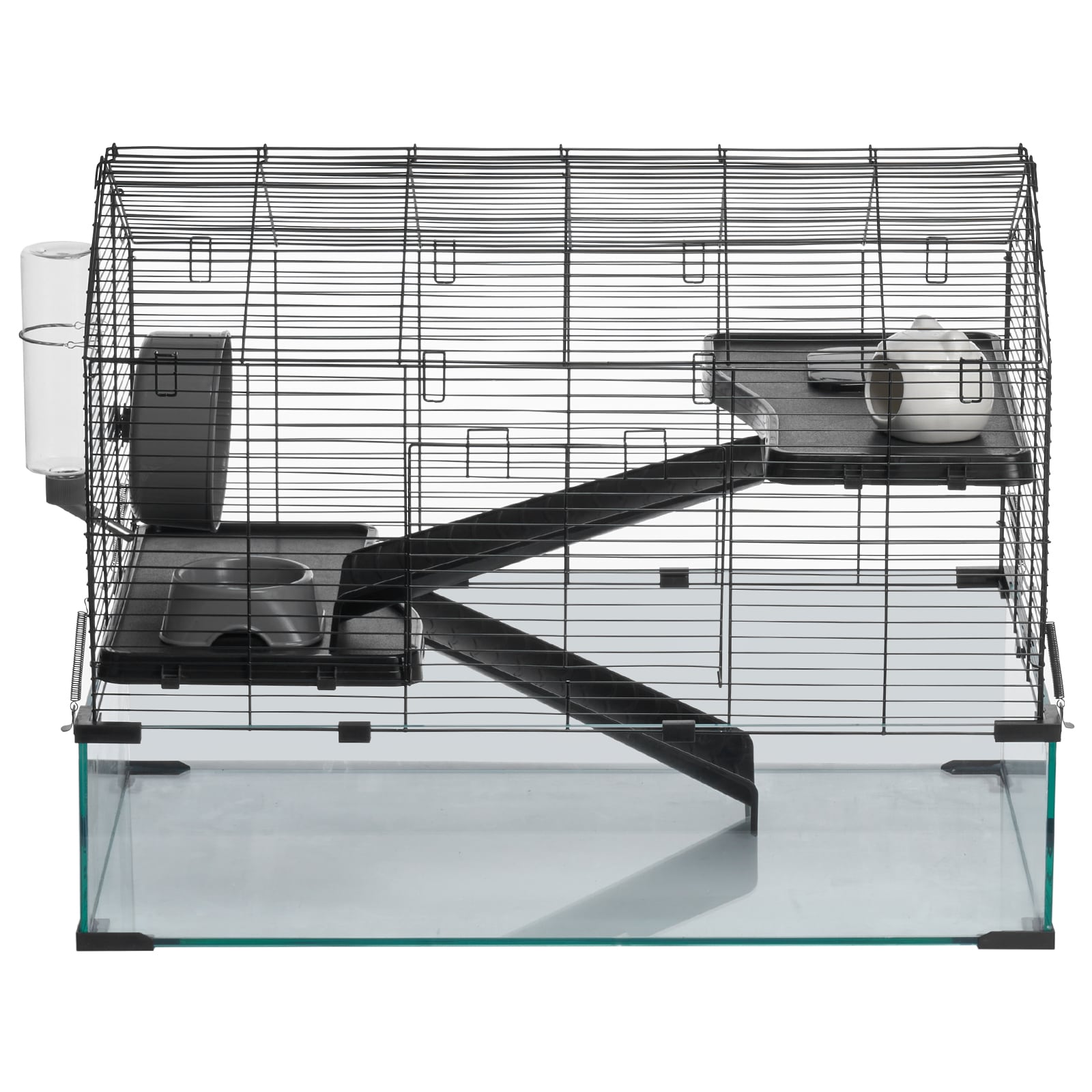 Wire Hamster Cage Habitat 29.5in Pet Rodent Gerbil Mice Small Animal House_maomaolike.com